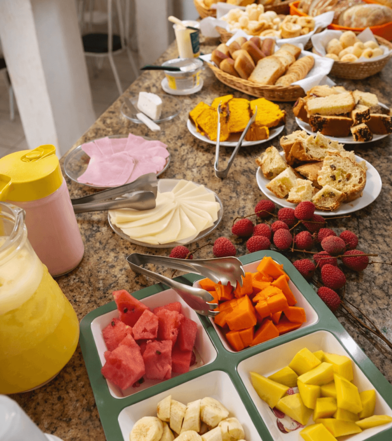 Café da manhã frutas